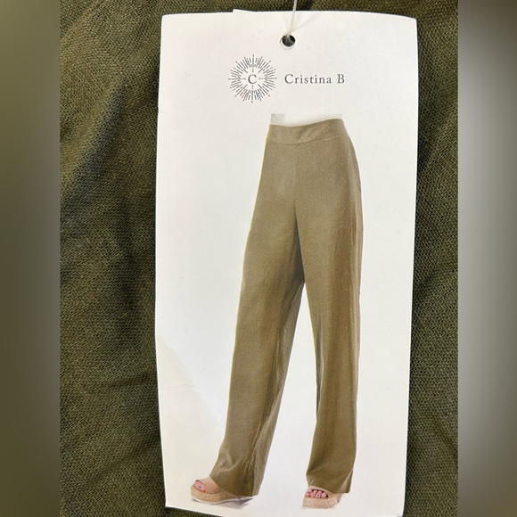 Christina B Green Lounge Pants | XL - Picture 3 of 5